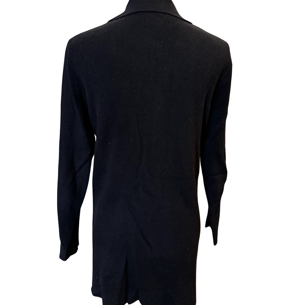 Nine West Classic Black Ponte Knit Cardigan Jacket - Picture 2 of 10